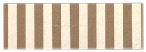 Maxim Heather Beige Canvas Stripe